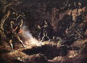 John Quidor The Money Diggers oil painting